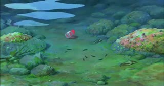 Extrait vidéo du film  Ponyo sur la falaise