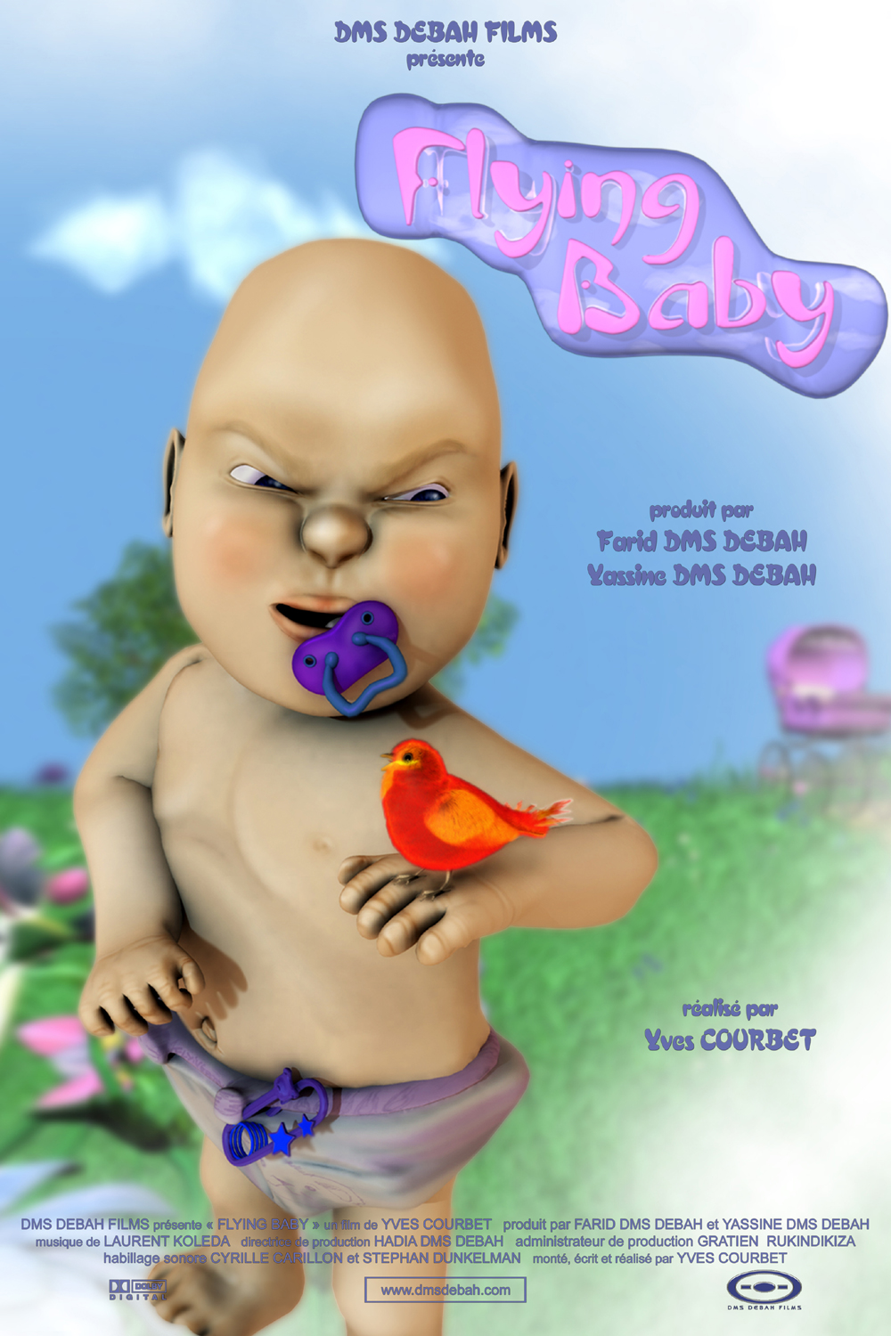 Flying baby. Флу Беби. Strong Baby poster.