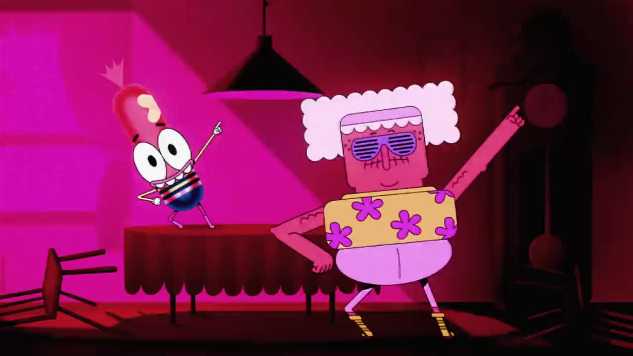 Un extrait de la série  Pinky malinky